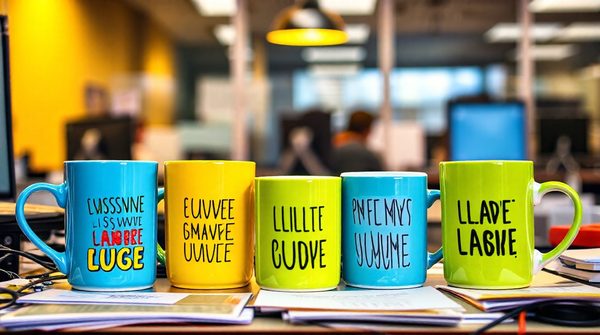 Les meilleures tasses pour égayer l'espace de travail de vos collègues avec humour